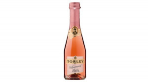Boxenjoy - kocka desszert doboz - szappanrózsa, Lindor 200 g és Törley charmant rosé fehér édes pezsgő 0,2 l