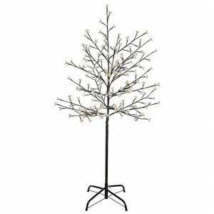 Dekorációs sakura Led fa, 92db led, 130cm, hideg fehér