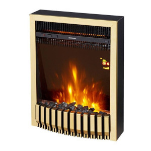 Beépített elektromos kandalló Gala gold, 577x447x161 mm, 2000 W
