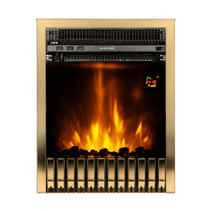 Beépített elektromos kandalló Gala gold, 577x447x161 mm, 2000 W