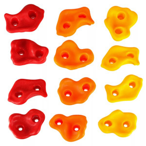 Színes mászókő készlet gyerekeknek - 20 db + csavarok