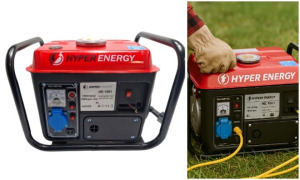 Hyper Energy HH-950 (HE-1001) benzines áramfejlesztő generátor- 1,5 KVA