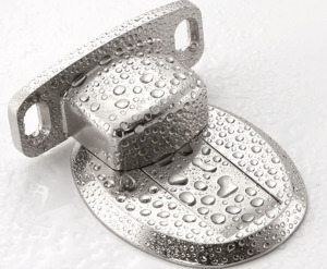 Elegáns mágneses ajtóütköző -vörös (bronz)