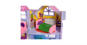 Vidéki babaház, összecsukható villa