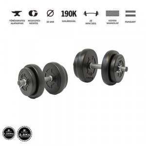 GazoFitness kézi súlyzó 2 x 8 Kg (Össz:16Kg)