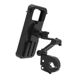 Kerékpáros motorkerékpáros vízálló tartó, kormányra, érintőképernyő támogatás