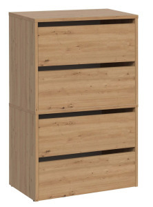 Shannan Modo X2 komód, 60x88x36 cm, tölgy