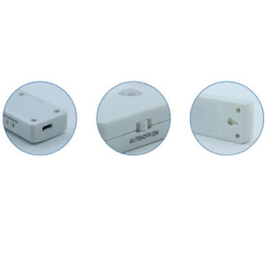 Mozgásérzékelős öntapadós világítás, USB-vel és 6 leddel - MS-578