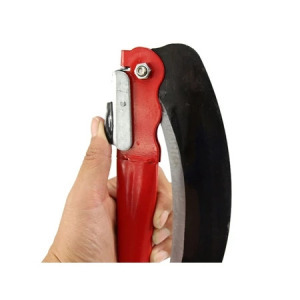 Összecsukható sarlós kasza ergonomikus fogantyúval 43 cm - piros/fekete