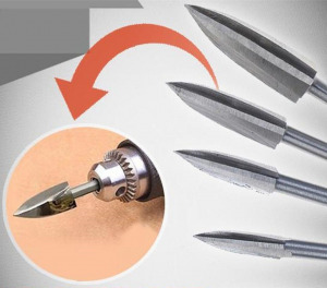 Fafaragó és gravírozó készlet