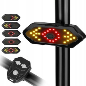 Bicikli hátsó lámpa, index