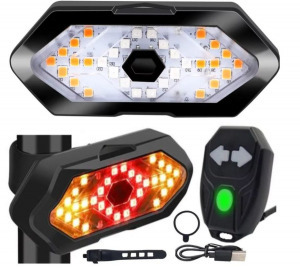 Bicikli hátsó lámpa, index