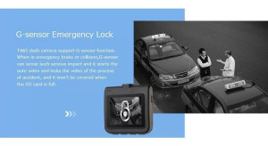 Autós menetrögzítő kamera T-661, Full HD, magyar menü, MicroSD foglalat, fekete