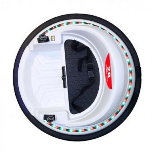 Elektromos gyermek dodzsem 6V, akku+távirányító, fehér