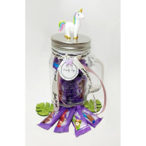 Candy cup - egyszarvú - mini Milka