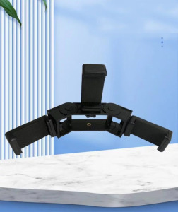 Mobiltelefon tartó, ripodhoz/monopodhoz, állítható szögű adapter, fekete