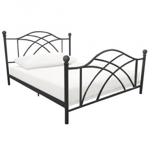Lotti fém ágykeret 90x200, fekete