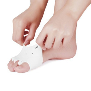 Szilikon lábujj elválasztó, hallux valgus - bütyök korrektor - 2 db - MS-285