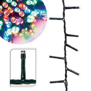 480 LED-es fényfüzér - színes