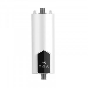 LED kijelzős átfolyós vízmelegítő zuhanyfejjel, 3,5 kW
