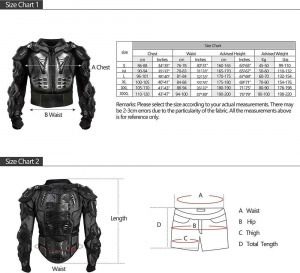 Wildken motoros protektor mellény Armor fekete S