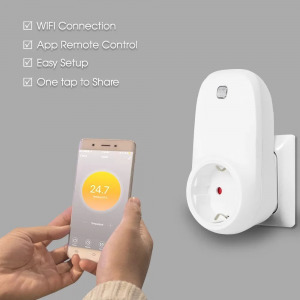 Okos konnektor időzítő kapcsoló WiFi X-17