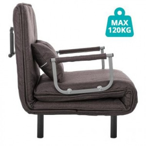 2 az 1-ben fotelágy, barna