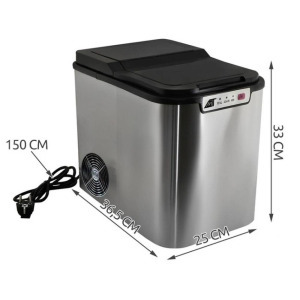 Jégkocka készítő gép 120W - ezüst - MS-901