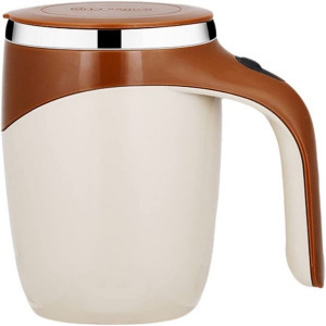 Mágneses önkeverős bögre beépített akkumulátorral, dupla falú - 380 ml