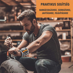 Mágneses szerszámtartó pánt / csuklóra, felkarra, nadrágtartóra