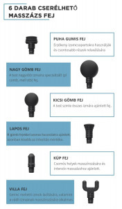 Booster M2-A masszázspisztoly
