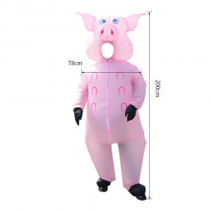 Cosplay felfújható malac jelmez