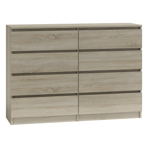 Odell M8 120 komód, 120x97x40 cm, sonoma