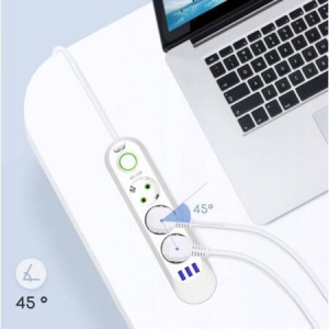 3-as hálózati elosztó 3 USB csatlakozóval fehér F-03U