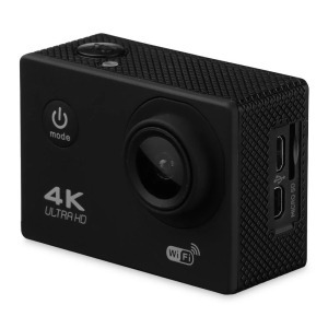 WiFi Akciókamera, 12MP sportkamera, Full HD, 60FPS, 30m vízálló, A+ 170°, fekete
