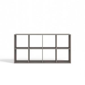 Faenza Malax 2x4 polc, 147x75x30 cm, agyag színű