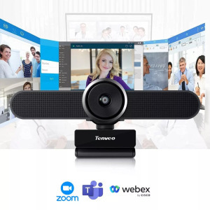 Tenveo webkamera kameratartóval, TEVO-VA200PRO FHD1080 stereo szürke-fekete