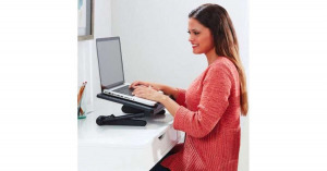 UltraTAB multifunkciós dönthető laptop asztal ventilátorral