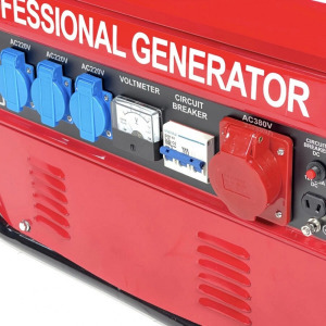 Kraftech benzinmotoros generátor áramfejlesztő 9500W, KT-9500W