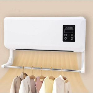 Fali fűtő ventilátor, távirányítóval