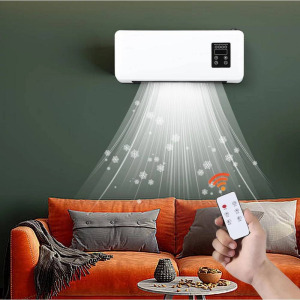 Fali fűtő ventilátor, távirányítóval