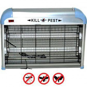 20W elektromos szúnyog és rovarcsapda lámpa, UV fénnyel