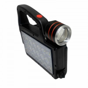 Multifunkciós hordozható napelemes lámpa, PowerBank, 152 LED