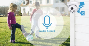 Vezeték nélküli WiFi/LAN térfigyelő IP kamera, J07 kültéri/beltéri fehér