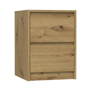 Shannan K2 éjjeliszekrény, 40x55x43 cm, tölgy