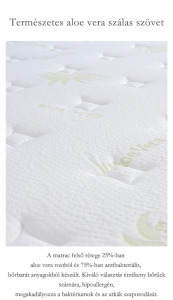 Prime Sleep 160x200x25cm táskarugós matrac, memóriahab aloe vera huzattal