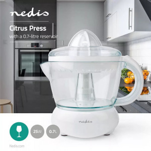 Nedis elektromos gyümölcsfacsaró, citrusprés, 25W, 0,7 l