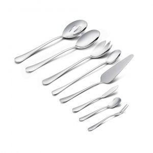 84db-os evőeszköz készlet, ezüst