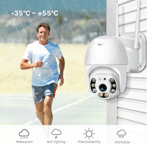 Jortan Wifi Smart IP kültéri kamera 360 fokban forgatható 2022