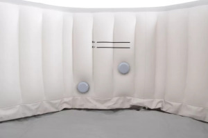 Avenli felfújható jakuzzi Vermont szürke tégla mintás 195x195x70cm (17654EUV32)